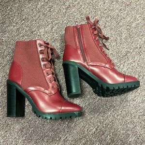 Stylish Red Women's Boots BCBGeneration  Size 8.5